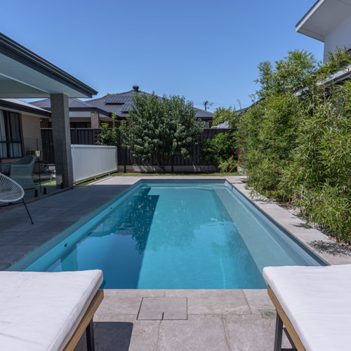 Hampton Lap Pool 10m x 3.3m Silver Pearl Sparkle South Australia - The ...