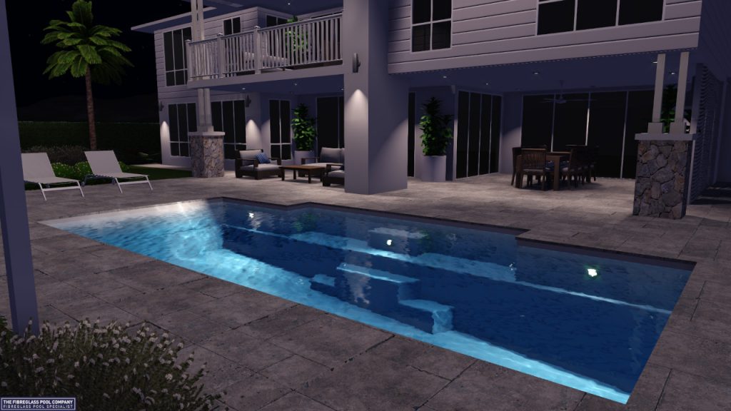 The Medina 8.3m x 4.2m The Fibreglass Pool Company